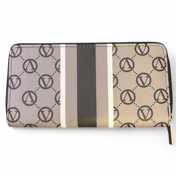 Vera Wang New York Vera Signature Zip Around Monogram Wallet - Picture 5 of 6